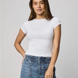 NEW Splendid White Short Sleeve Tee